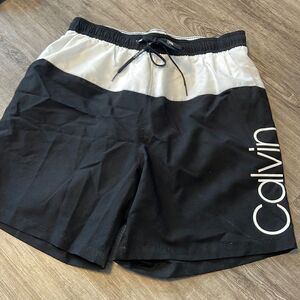 Calvin Klein Mens Swim Trunks Medium NEW